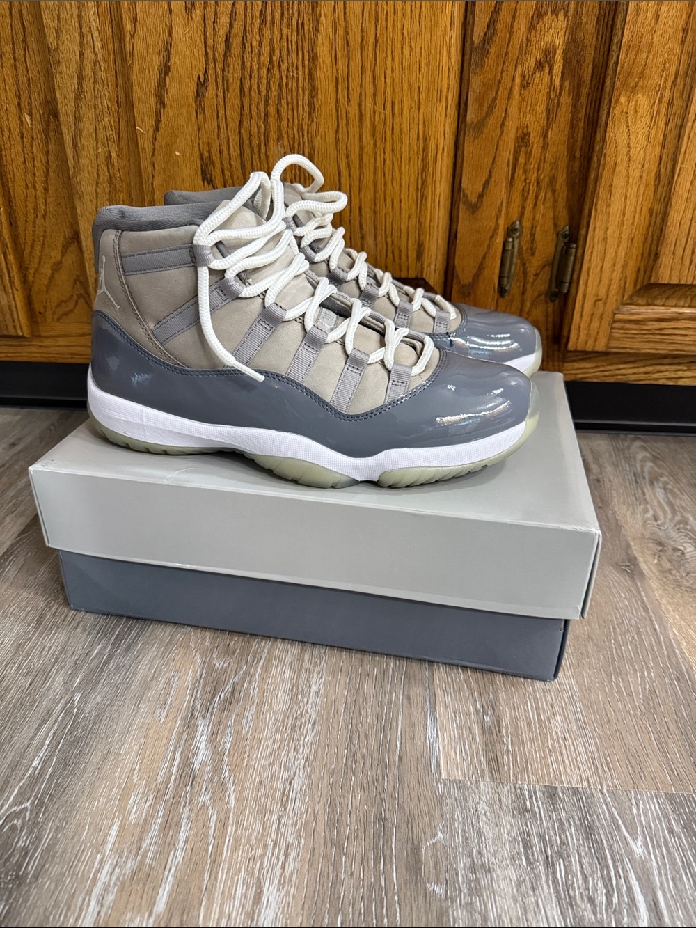 Jordan Retro 11 Sneakers - Grey & White